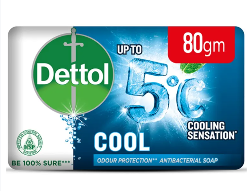 Dettol Soap Bar Effective Germ Protection Cool 80gm