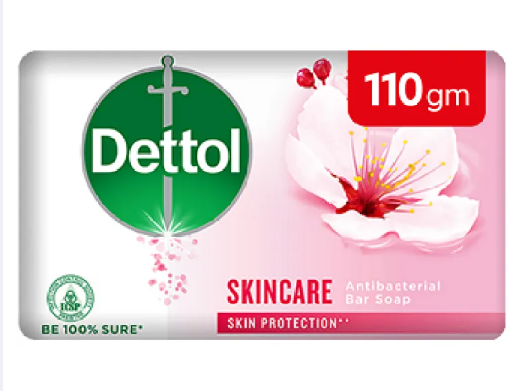 Dettol Antibacterial Soap Bar Effective Germ Protection Skincare 110gm