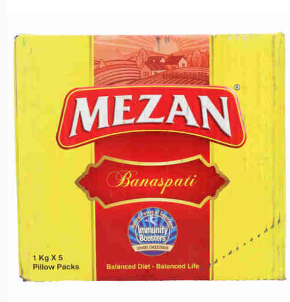 Mezan Banaspati 1kg (Pack of 5)