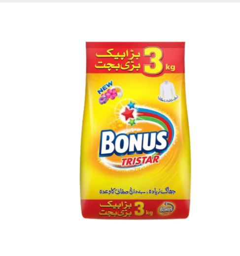 BONUS TRI STAR WASHING POWDER 3KG