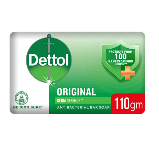 Dettol Antibacterial Soap Bar Effective Germ Protection Original 110gm