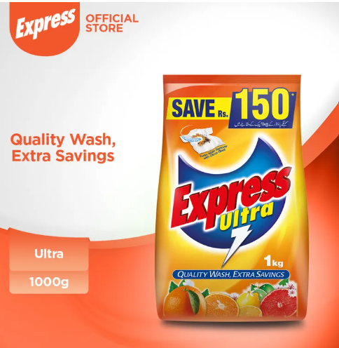 Express Ultra 1kg – Detergent Washing Powder