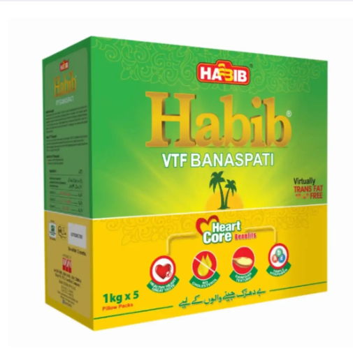 Habib Banspati Ghee (01KG * 05 ) Pouches