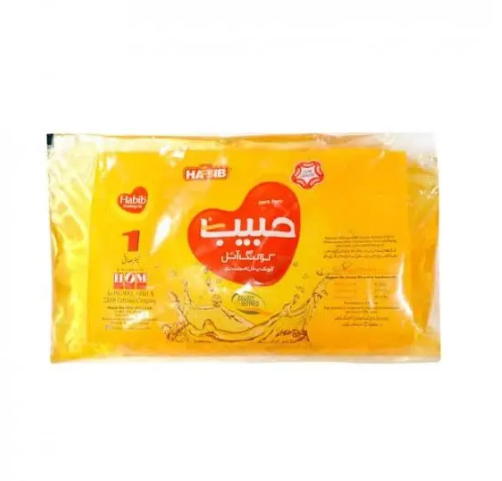 HABIB COOKING OIL POUCH 1 LTR