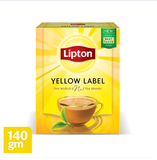 Lipton Yellow Label 140Gm | Black Tea | New Stronger Taste