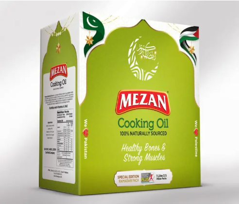 Mezan Cooking Oil 1×5 Ltr Carton