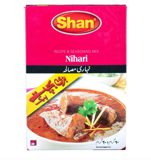 SHAN NIHARI MASALA ECONOMY PACK 120 GM