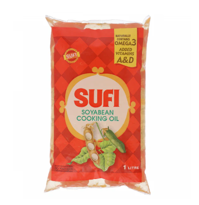 Sufi Soya Bean Cooking Oil 1Ltr
