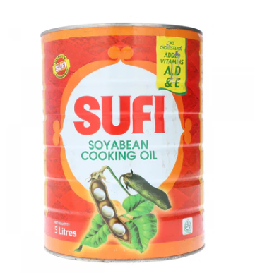 Sufi Soya Bean Cooking Oil 5 Litres
