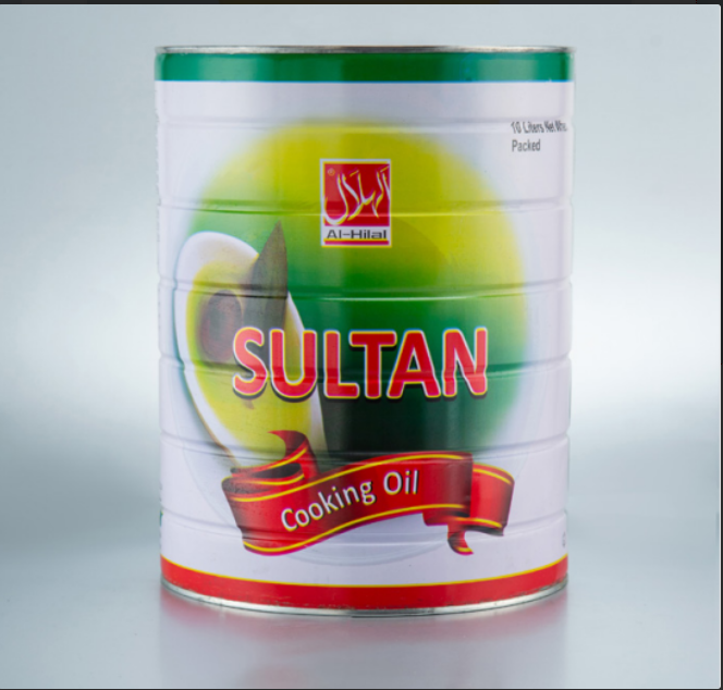 Sultan Cooking Oil Tin 16 Litre