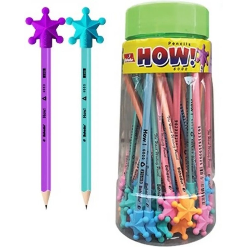 Bahadur Pencils With Eraser 12Pcs