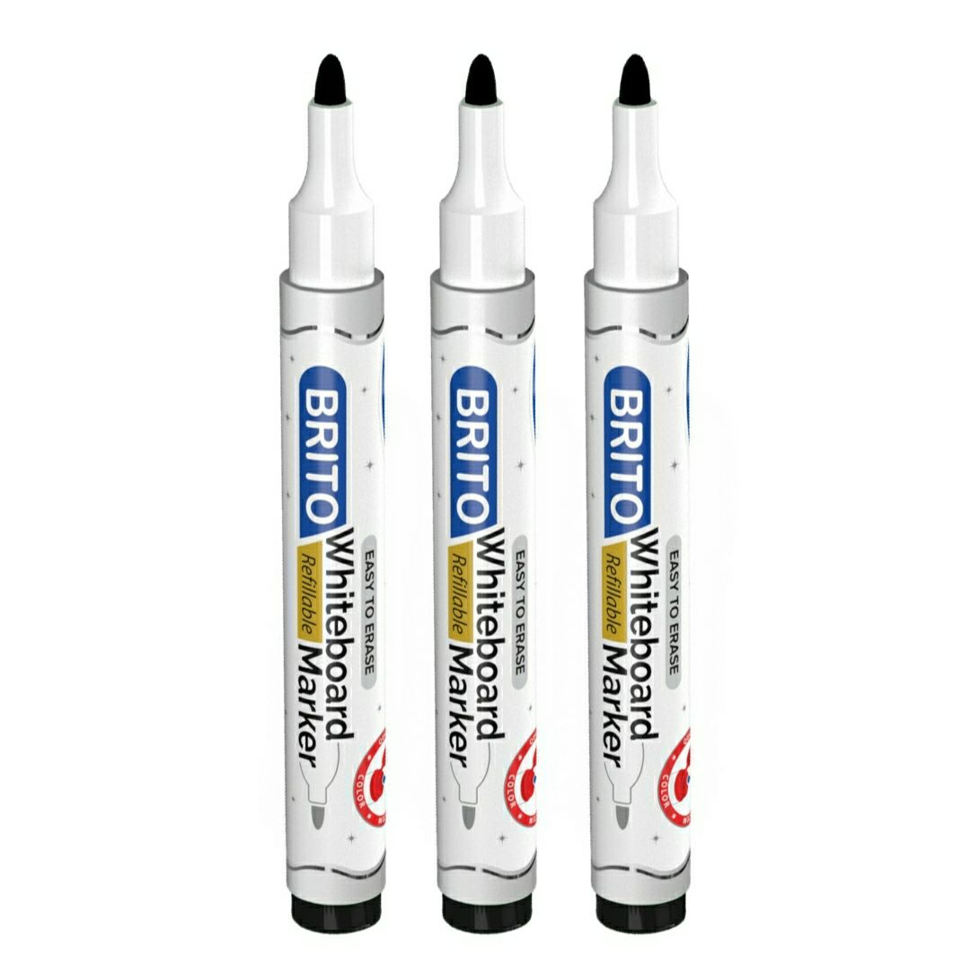 Brito Whiteboard Marker Pack of 12Pcs - Image 2
