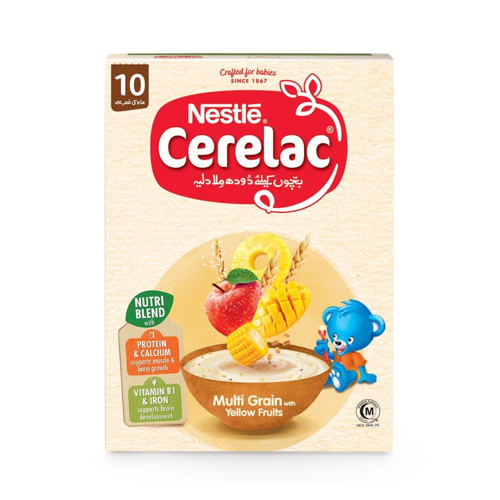 Nestle Cerelac 10 months Yellow Fruits 175g