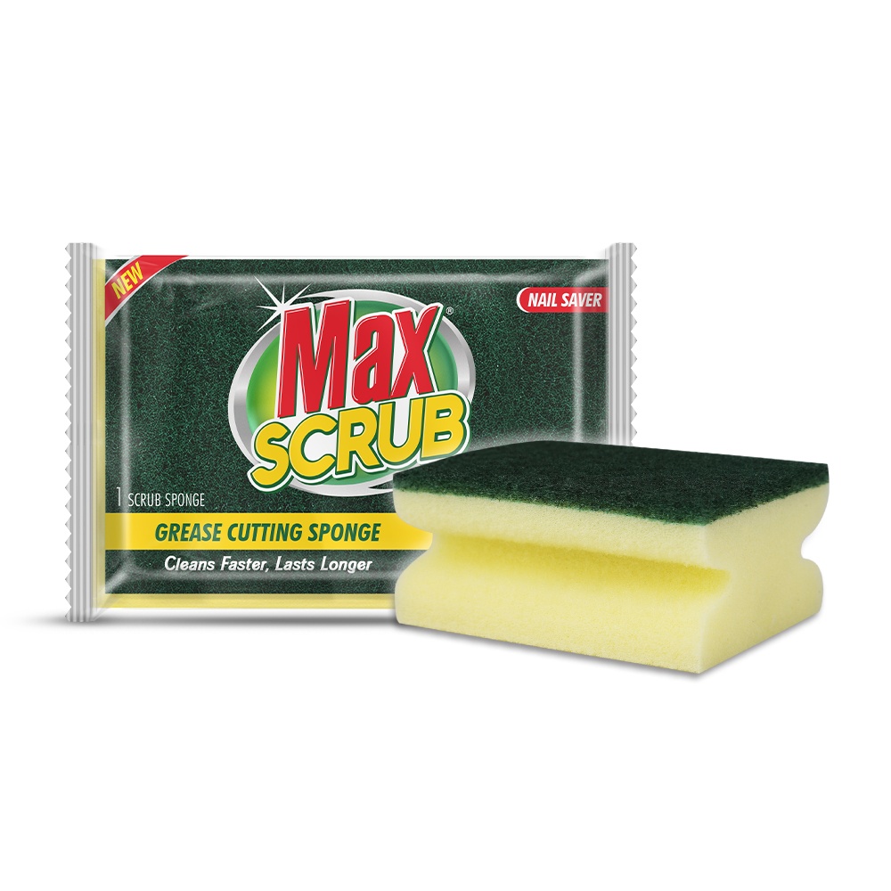 Max Scrub Grease Cutting Sponge-M