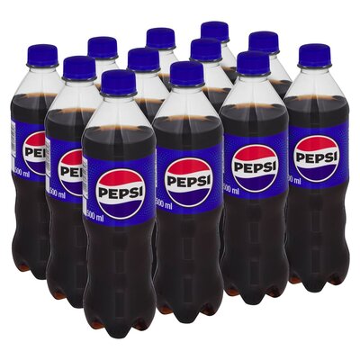 Pepsi Cola 500ml Bottle x12 Pet