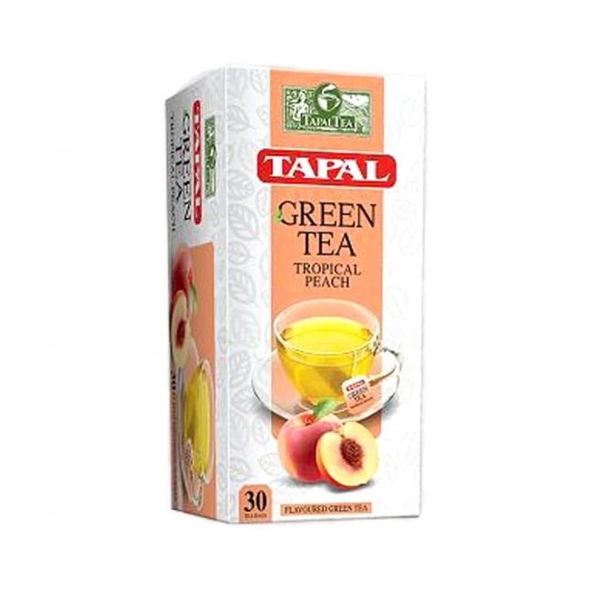 Tapal Green Tea 45g 30pcs tea bag Peach