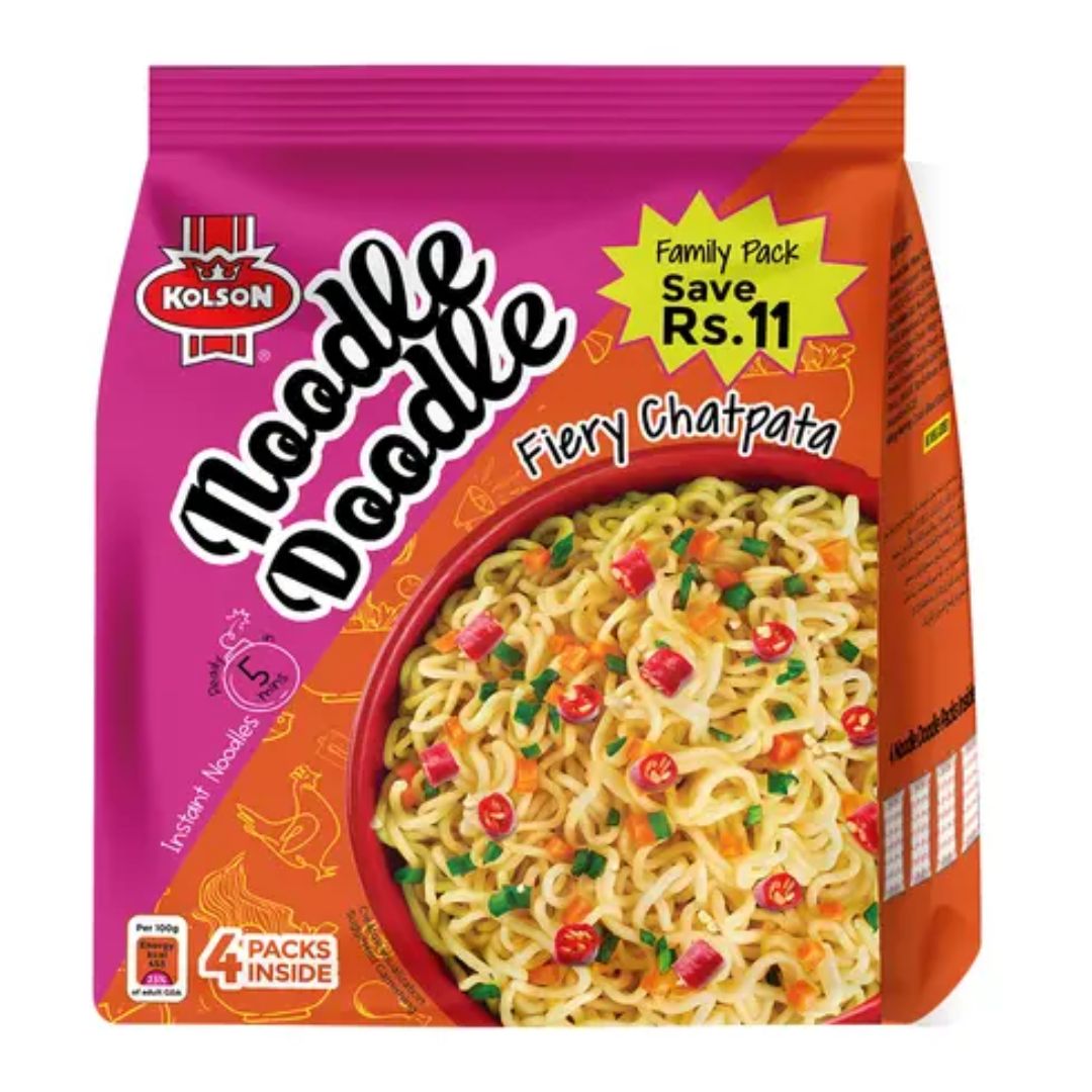 Kolson Noodle Doodle Chatpata Family Pack 4Pcs