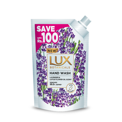 LUX LAVENDER HANDWASH POUCH 450ML