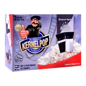 Kernelpop Popcorn Salt & Pepper 90gm x 3 Packs