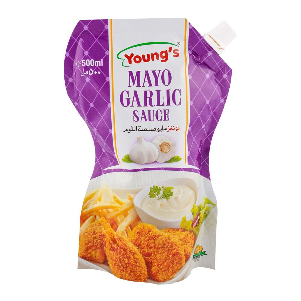 Young's Mayo Garlic Sauce 1Ltr