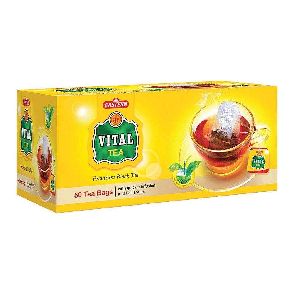 Vital Premium Black Tea Bags 50-Tea Bags