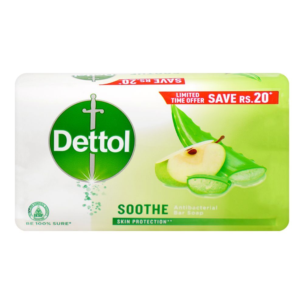 Dettol Soothe Antibacterial Bar Soap 160gm