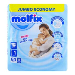 Molfix Newborn Diapers No.1 2-5 Kg 84Pcs