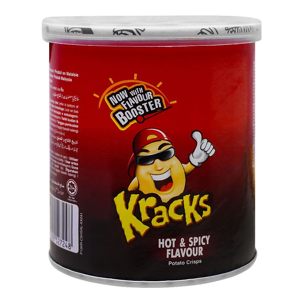 Kracks Hot & Spicy Flavour Potato Crisps 45gm