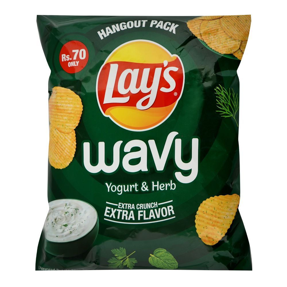 Lays Wavy Yogurt & Herb 45gm