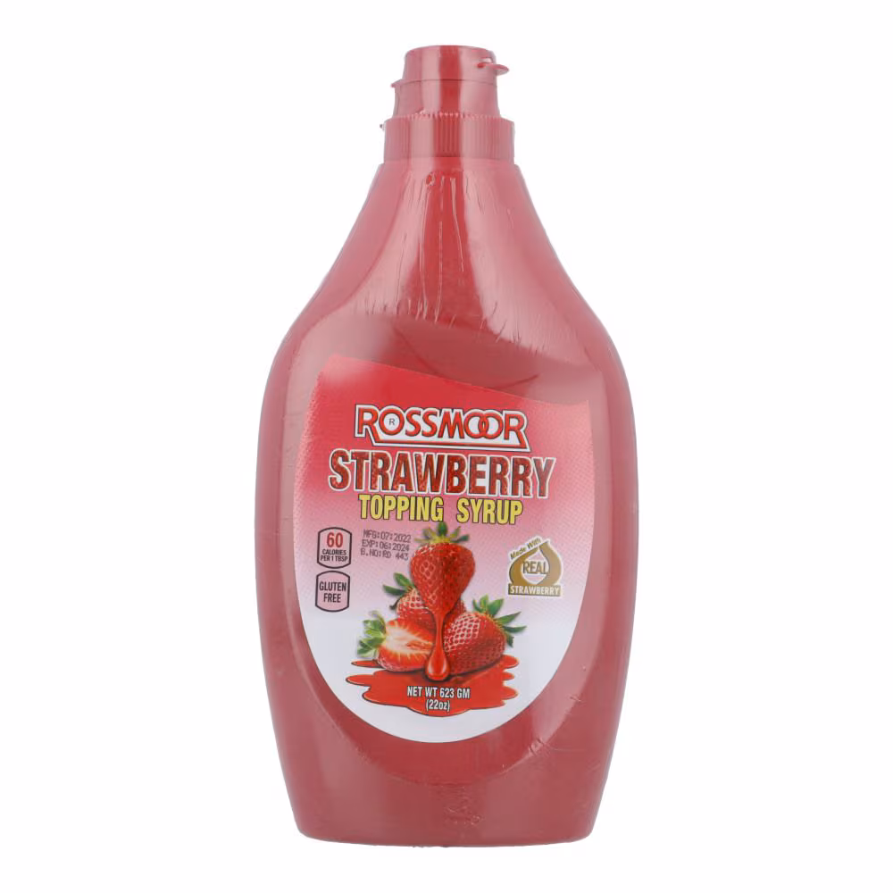 Rossmoor Strawbery Topping Syrup 623gm