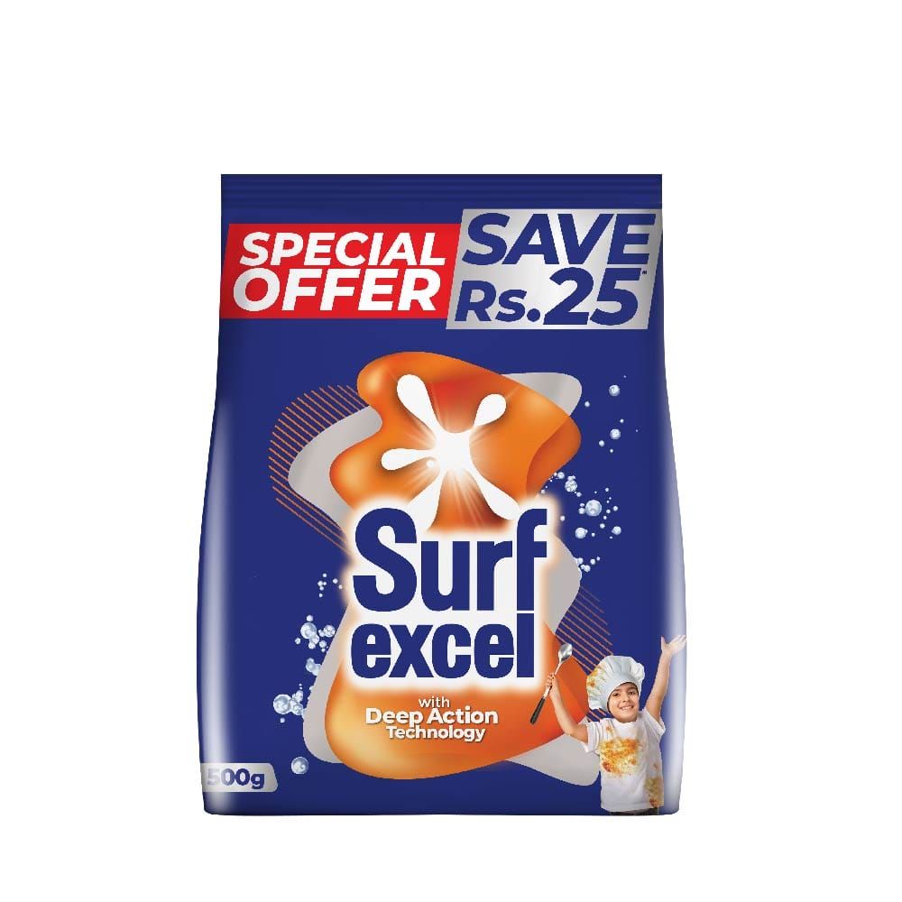 SURF EXCEL WASHING POWDER PROMO PACK 500GM