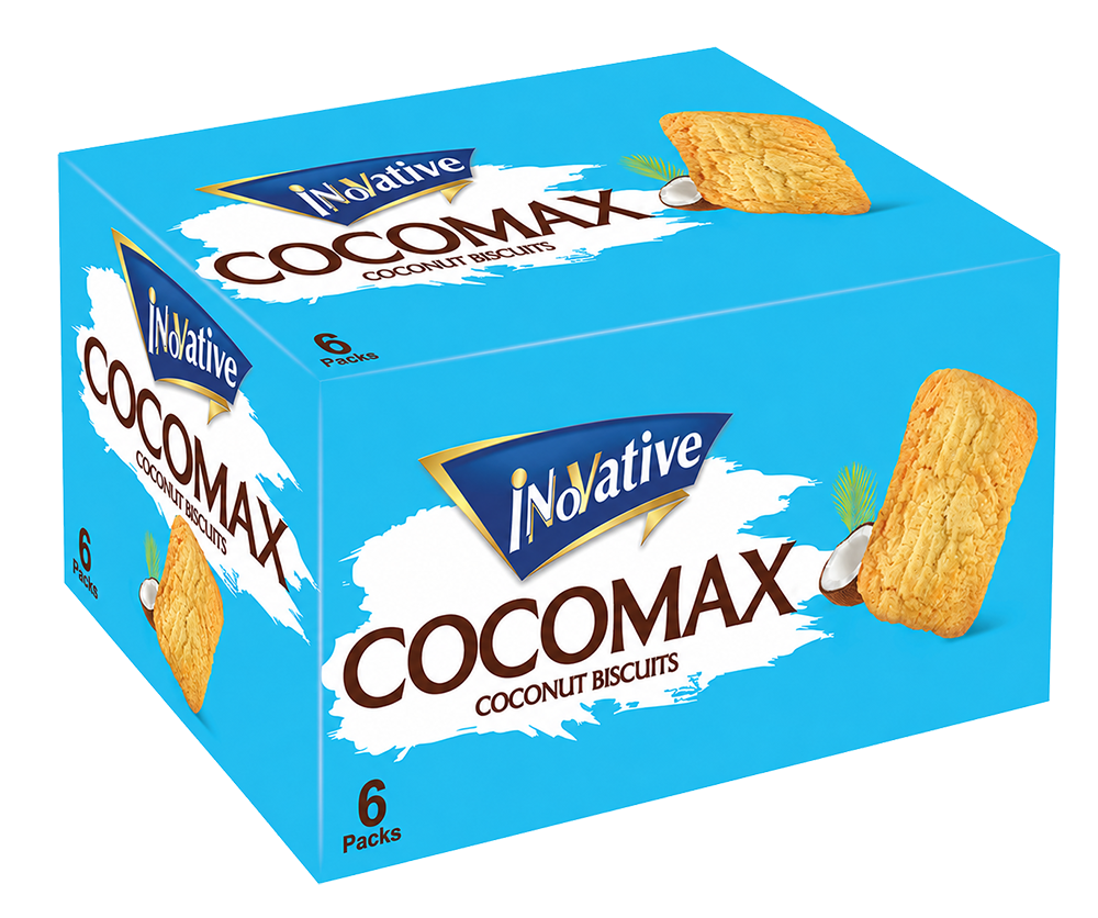 Inovative Cocomax Coconut Biscuits 6 Packs Box