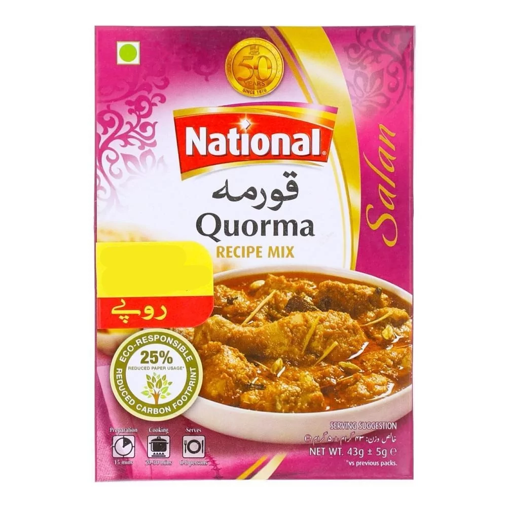 National Quorma Recipe Mix 100gm
