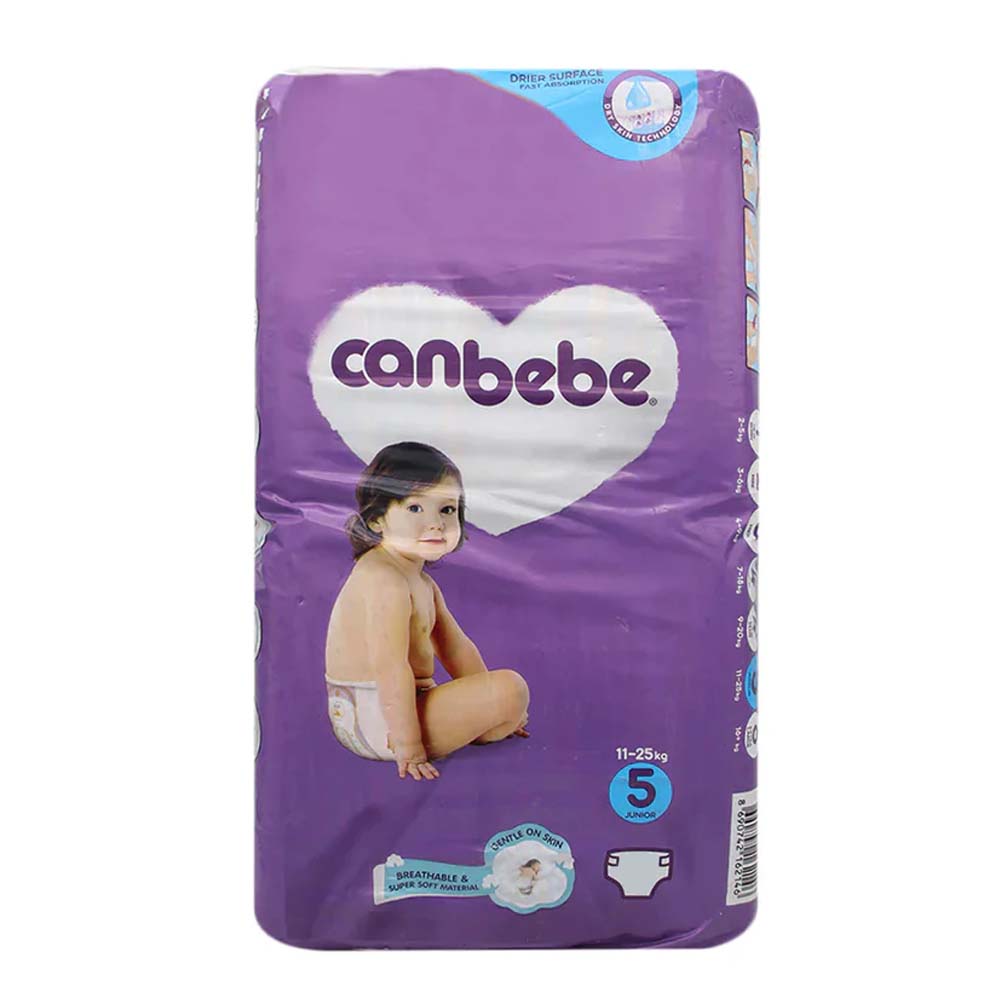 Canbebe Diapers Jumbo No.5 Junior 11-25Kg 44Pcs