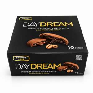 Bisconni Day Dream Premium Coffee Cookies  10 Packs Box