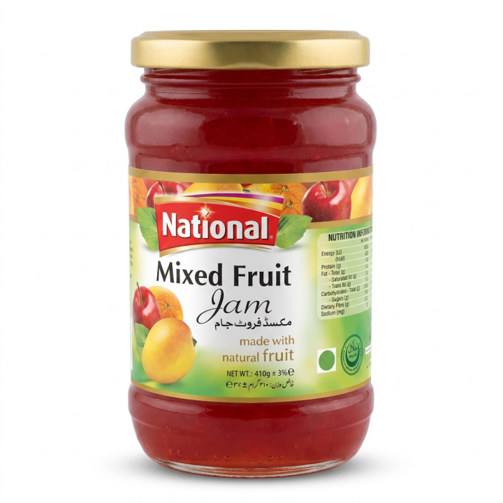 National Mixed Fruit Jam 410gm