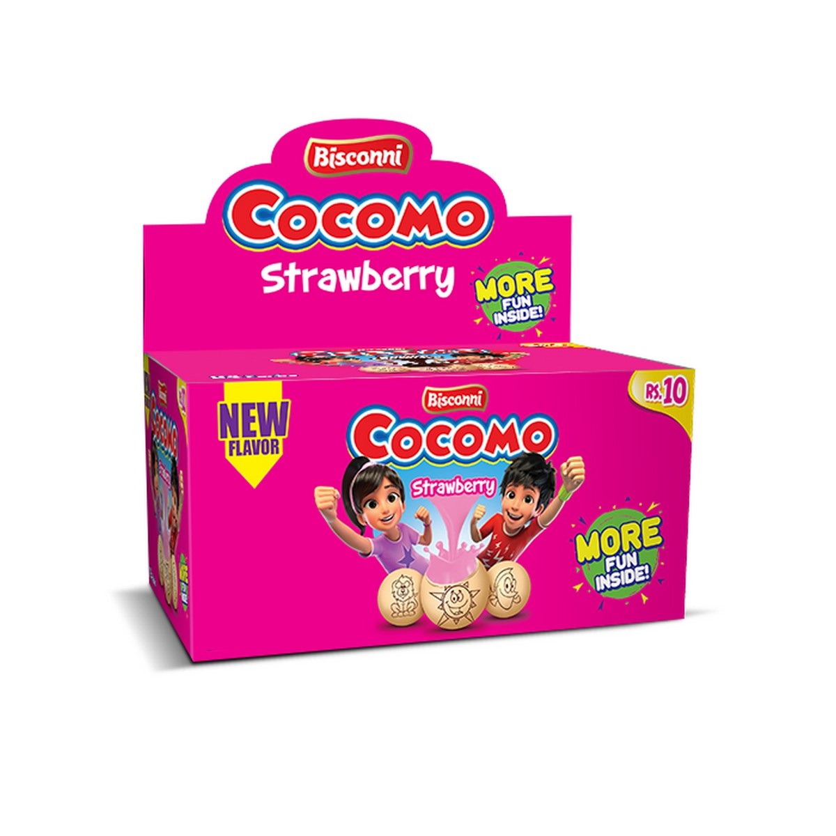 Bisconni Cocomo Strawberry 30 Packs Box