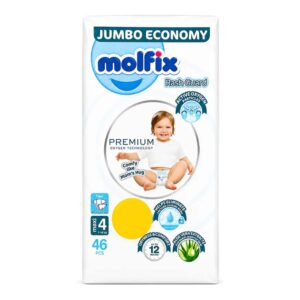 Molfix Premium Diapers No.4 Maxi 7-14 Kg 46Pcs