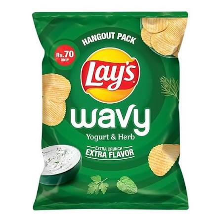 Lays Wavy Yogurt & Herb 30gm