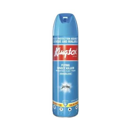 Kingtox Odourless Triple Action Flying Insect Killer Spray 600ml