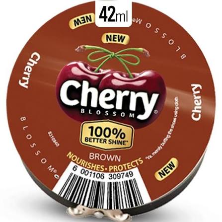 Cherry Blossom Shoe Polish Brown 42ml