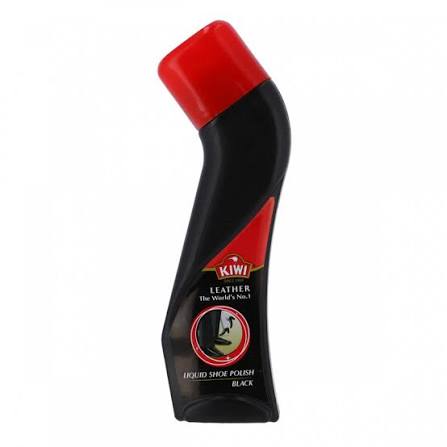 Kiwi Liquid Shoe Polish Black 75ml