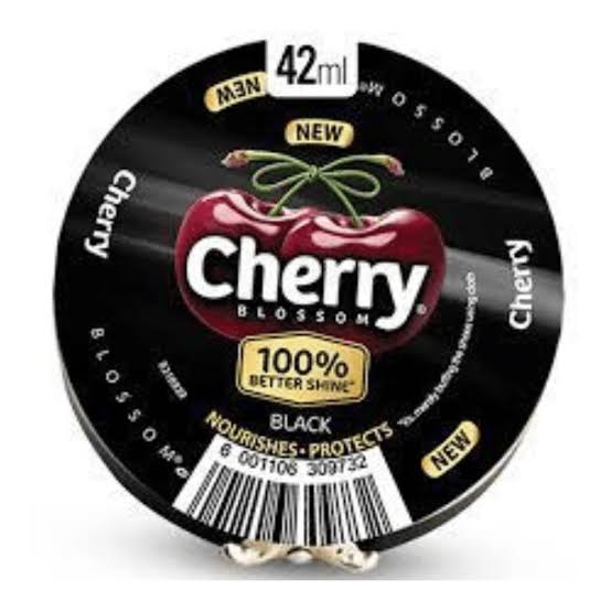 Cherry Blossom Black Shoes Polish Tin 42ml