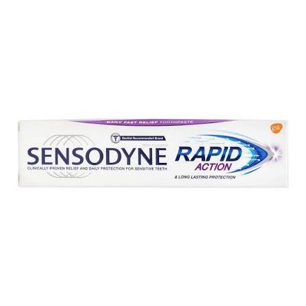 Sensodyne Rapid Action & Long Lasting Protection Mint Toothpaste 70gm