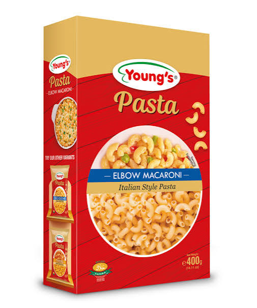 Young's Big Elbow Macaroni 400gm Box