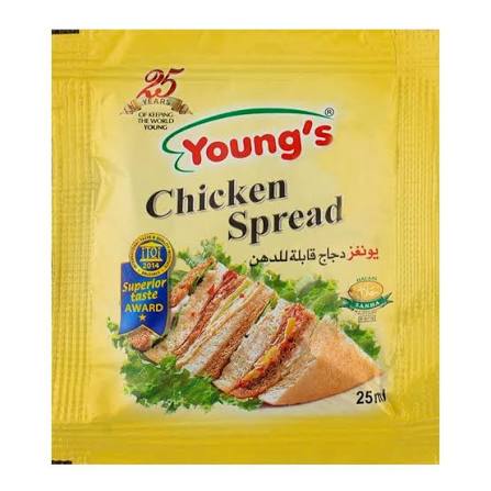 Young’s Chicken Spread 25ml 10-Sachets Pack