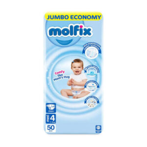 Molfix Diapers No.4 Maxi 7-14 Kg 50Pcs
