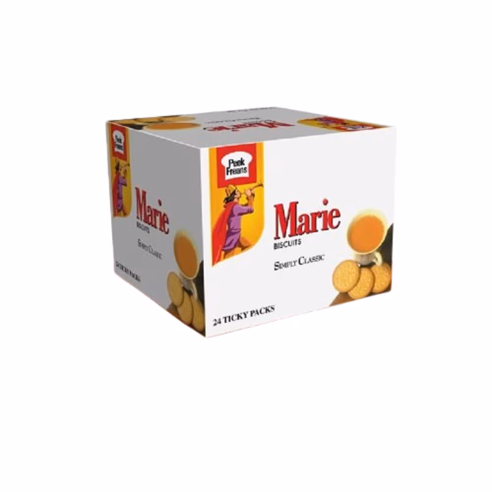Peek Freans Marie Biscuit 24 Ticky Pack Box