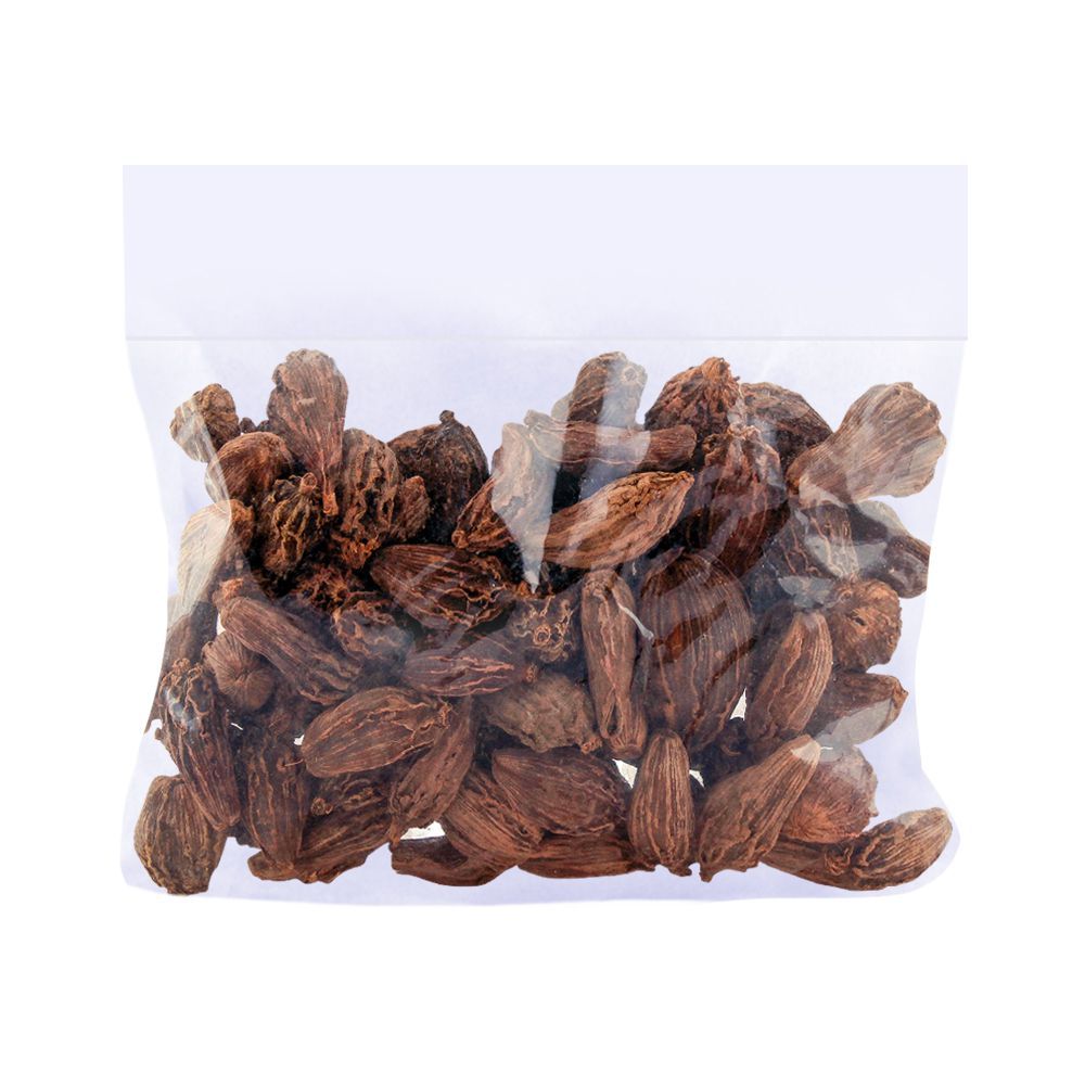Black Cardamom Whole – Organic (Moti Elaichi | Badi Elaichi | Sabut Elaichi) 50g
