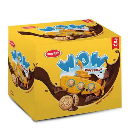 Mayfair Wow Chocotella Chocolate Filled Biscuits 24 Packs Box